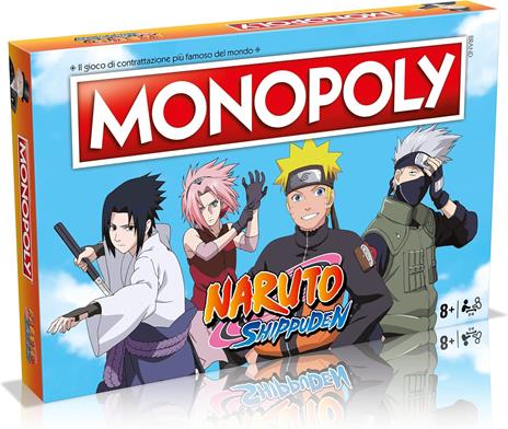 Winning Moves Monopoly Naruto - giochi da tavolo, da 2 a 6 persone, età 8+