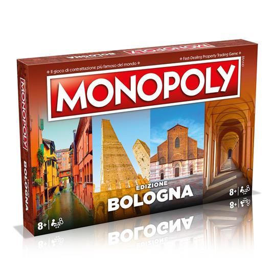 Monopoly edizione Bologna Gioco da Tavolo, Edizione Italiana, Gioco per Famiglie, da 8 in su - 2