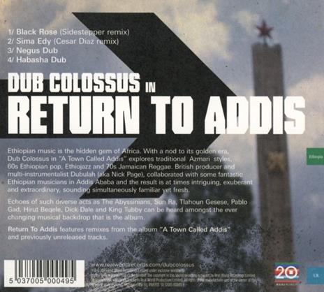 Return to Addis - CD Audio di Dub Colossus - 2