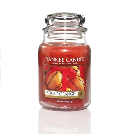 Yankee Candle Candela profumata in giara grande | Arancia piccante | Durata Fino a 150 Ore