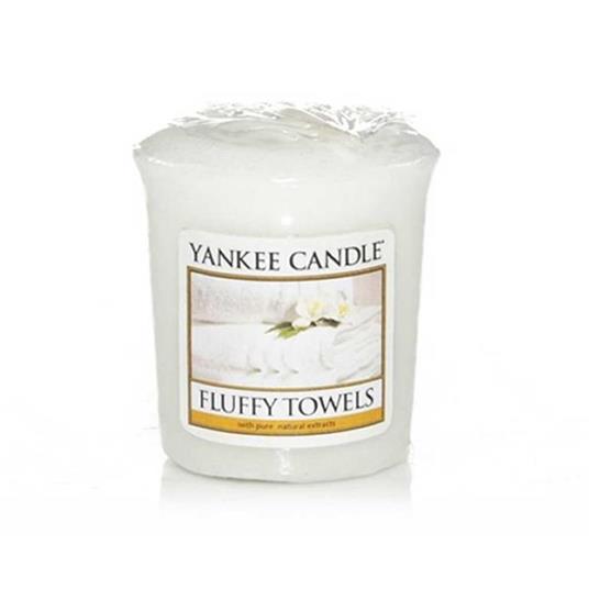 Yankee Candle Sampler Candela Votive Fluffy Towels Profumazione Ambiente