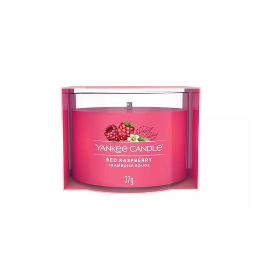 Yankee Candle Candela Profumata Votive In Vetro Red Raspberry Profumo Casa Interni