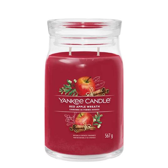 Giara Grande Signature Red Apple Wreath