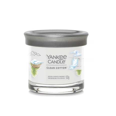 Yankee Candle Candela Tumbler Piccola Clean Cotton