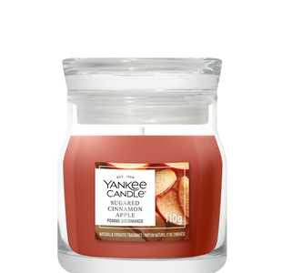 Idee regalo Giara Piccola Signature Sugared Cinnamon Apple Yankee Candle
