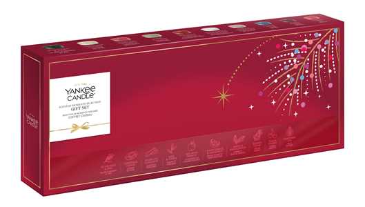Idee regalo Confezione Regalo Natalizia 10 Tea Light Con Porta Candela Yankee Candle