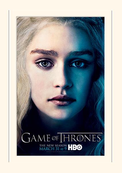 Stampa 30X40 Cm Game Of Thrones. Season 3. Daenrys