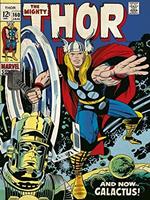 Stampa Su Tela Thor Galactus-30X40