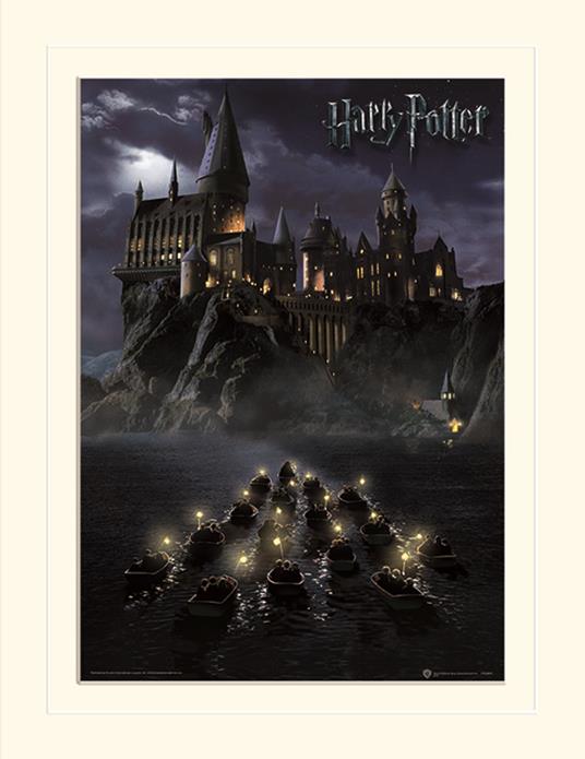 Stampa 30X40 Cm Harry Potter. Hogwarts School