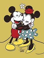 Stampa Su Tela Mickey & Minnie Mouse True Love. 30X40