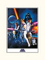 Stampa 30X40 Cm Star Wars A New Hope. One Sheet