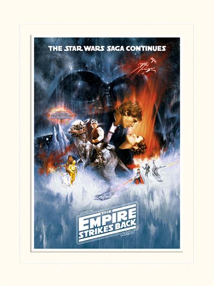 Stampa 30X40 Cm Star Wars The Empire Strikes Back. One Sheet