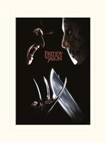 Stampa 30 x 40 cm Freddy Vs Jason. Face Off