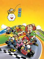 Stampa Su Tela Super Mario Kart Retro. 30X40