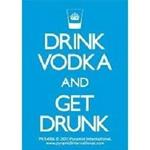 Portachiavi Drink Vodka and Get Drunk