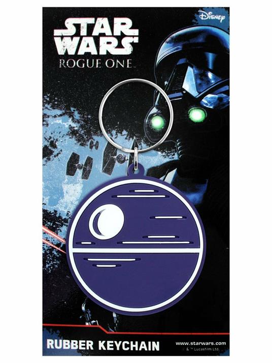 Portachiavi in gomma Star Wars Rogue One. Death Star Rubber Keyring