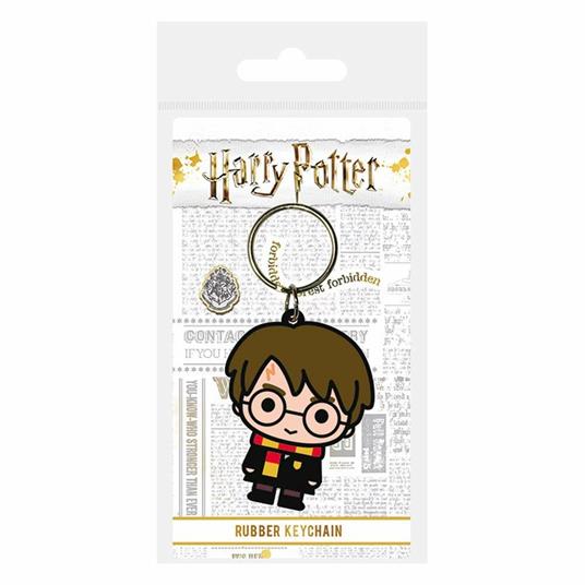 Portachiavi Harry Potter Harry Chibi Rubber Keychain - Pyramid