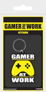 Portachiavi Gamer At Work Joypad Rubber Keychain