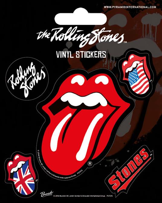 Set Adesivi Rolling Stones. Tongue