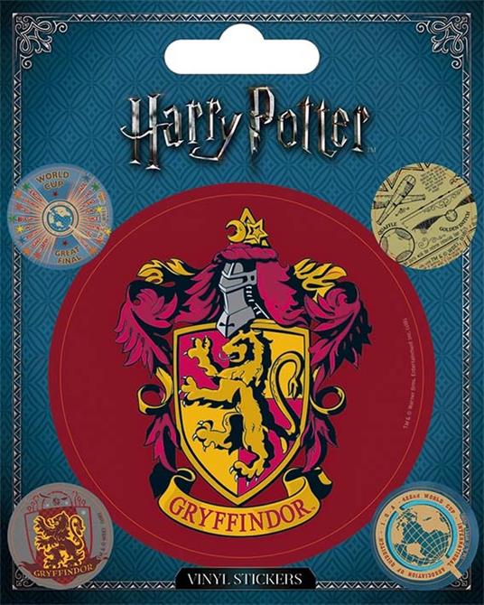 Set Adesivi 12,5X10 Cm Harry Potter. Gryffindor