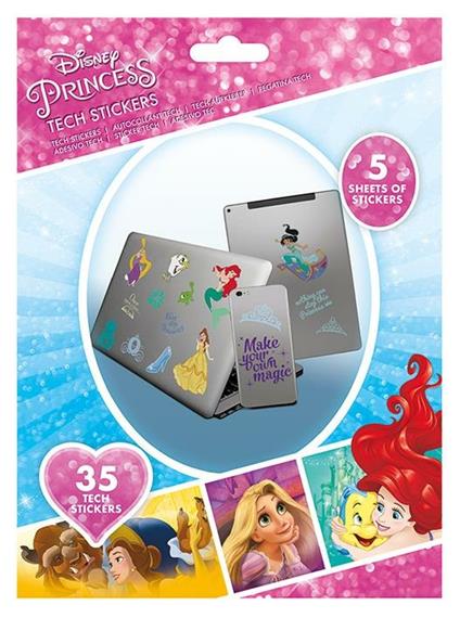 Tech Sticker Pack Disney. Princess. Royal Ensemble