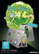 Adventures Rick And Morty Tech Stickers