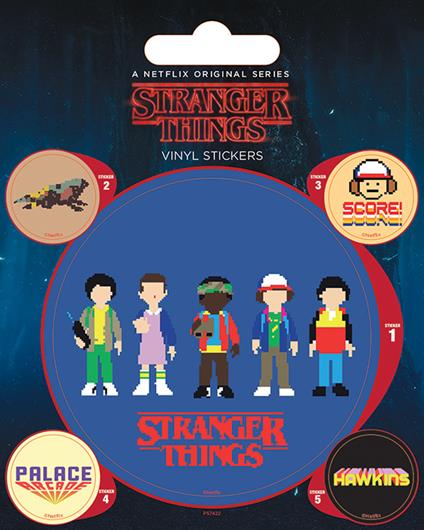 Set Adesivi Stranger Things. Arcade Stickers