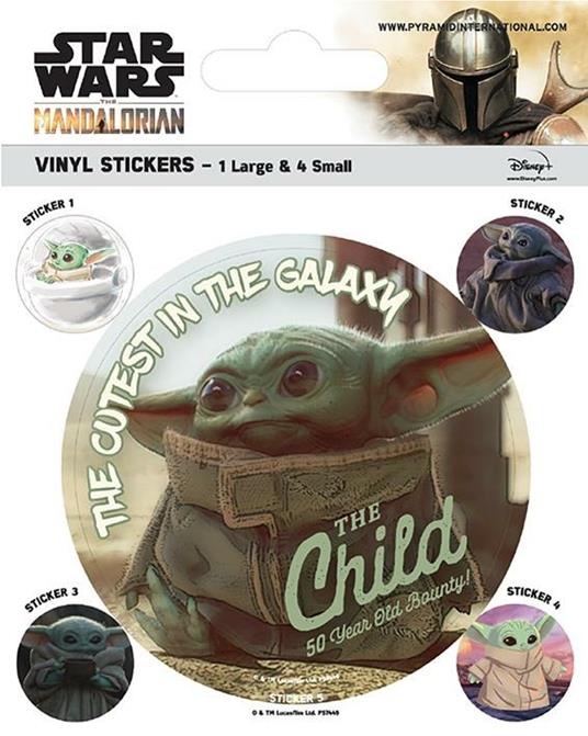 Star Wars: The Mandalorian - The Child. Vinyl Stickers