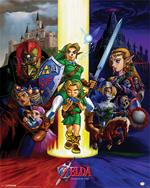 Mini Poster 40X50 Cm Legend Of Zelda. Ocarina Of Time