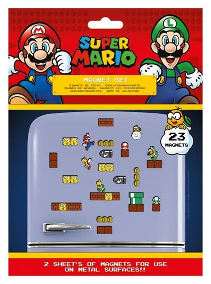 Magnet Set Nintendo. Super Mario. Mushroom Kingdom