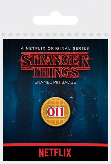 Pyramid Stranger Things (Eggo) Enamel Pin Badge Merchandising Ufficiale