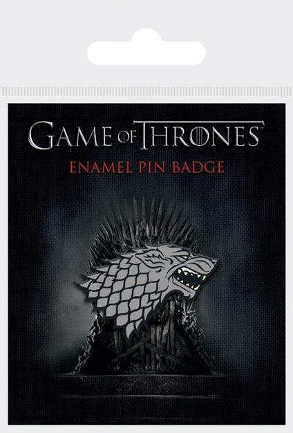 Pyramid Game of Thrones (Stark) Enamel Pin Badge Merchandising Ufficiale