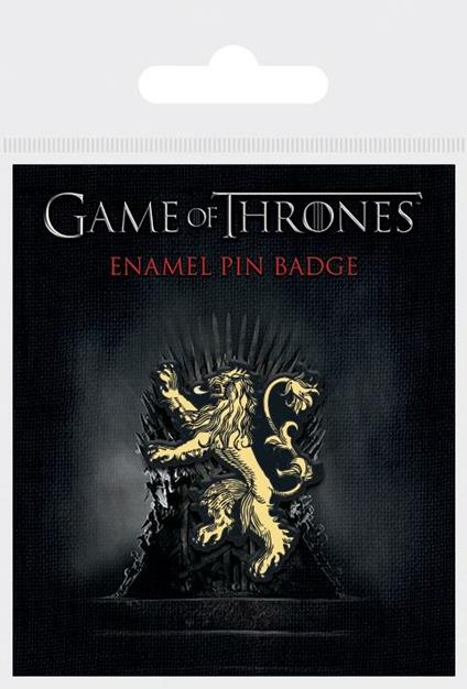 Pyramid Game of Thrones (Lannister) Enamel Pin Badge Merchandising Ufficiale