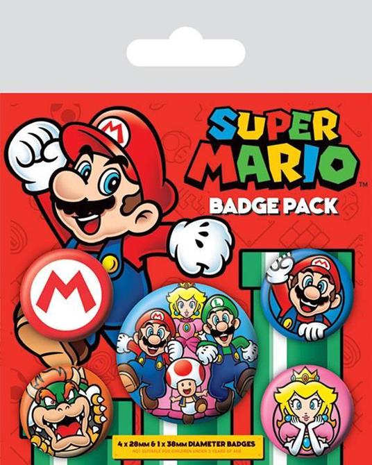 Badge Pack Super Mario Bros - 2
