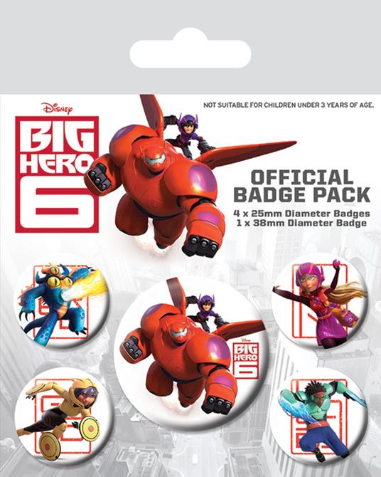 Badge Pack Big Hero 6. Characters