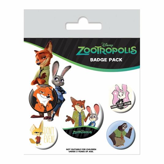 Badge Pack Zootropolis. Bunny Best Friend