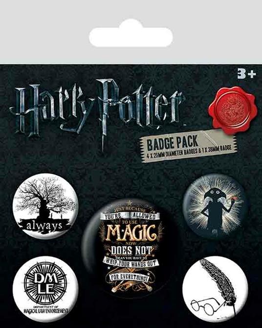 Badge Pack Harry Potter. Symbols