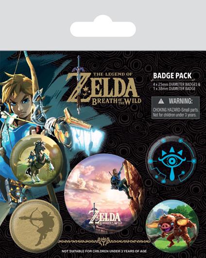 Badge Pack The Legend Of Zelda: Breath Of The Wild (The Climb)