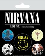 Pin Badge Pack Nirvana Iconic Badge Pack