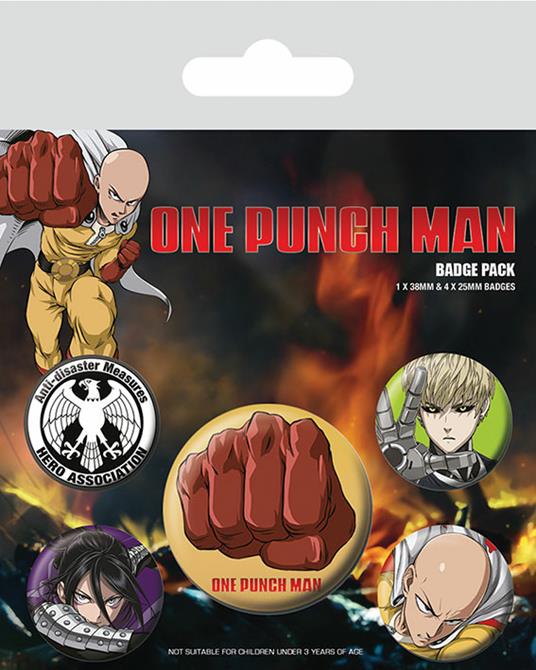 One Punch Man Destructive badgepack