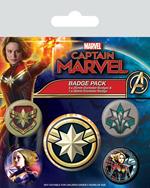 Pin Badge Pack Marvel: Captain Marvel