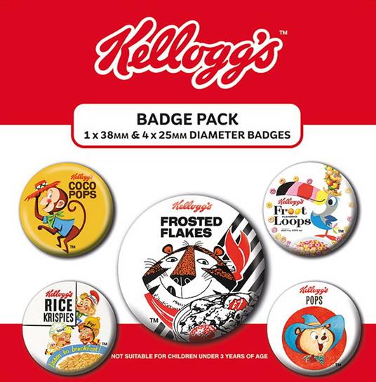 Pyramid: Kellogg''s (Retro Characters) Badge Packs