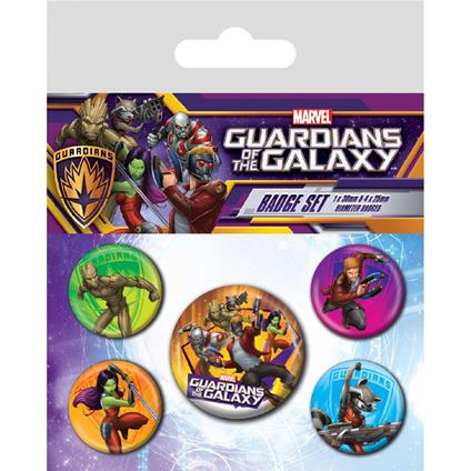 The Guardians Of The Galaxy (Characters) Badge Pack