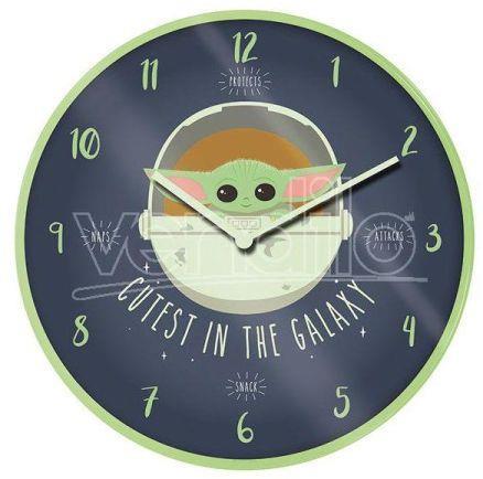 Star Wars The Mandalorian Wall Clock Cutest In The Galaxy Pyramid International