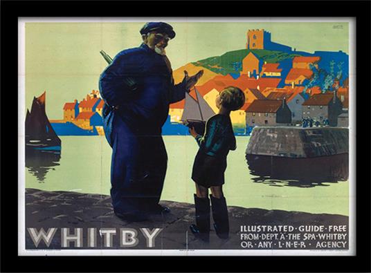 Stampa in cornice 30 x 40 cm Whitby. 1