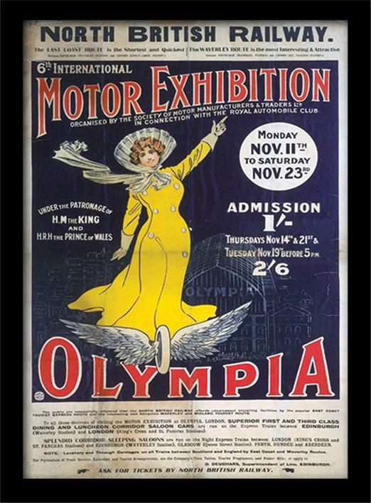 Stampa in cornice 30 x 40 cm London Olympia