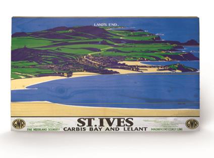 Stampa su legno 76 x 45 cm Cornwall. 13