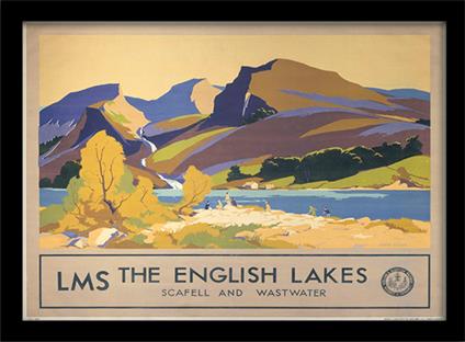 Stampa in cornice 30 x 40 cm English Lakes. 2