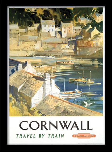Stampa in cornice 30 x 40 cm Cornwall. 15