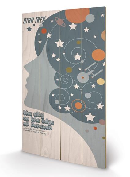Stampa su legno 76 x 45 cm Star Trek. The City On The Edge Of Forever